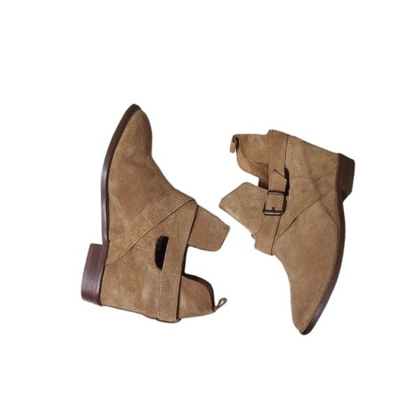 Zara Trafaluc Tan Ankle Booties 38 - Picture 6 of 9